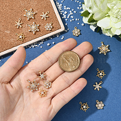 16 Stück 4 Stile Messing Micro Zirkonia Charms&nbsp;KK-SC0006-98