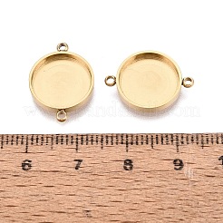 Cabochon-Fassungen für Verbindungsstücke aus Edelstahl 304&nbsp;STAS-Q113-33A-G