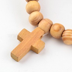 Querholz Perlen Stretch-Charme Armbänder&nbsp;BJEW-JB02219