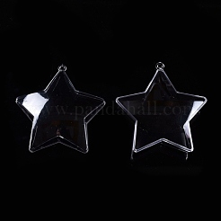 Pendentifs en plastique transparent ouvrables&nbsp;CON-K007-05A
