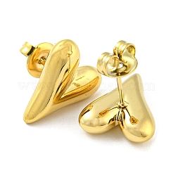 Pendientes de botón de acero inoxidable 304&nbsp;EJEW-M233-18G