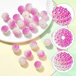 Cuentas acrílicas de perlas de imitación 40pcs&nbsp;OACR-FS0002-89A-12