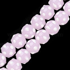 Backen Farbe Glasperlen Stränge&nbsp;LAMP-F032-02A