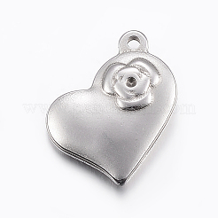 Colgante de acero inoxidable 304 resistente al deslustre con engastes de rhinestone.&nbsp;STAS-E421-069P