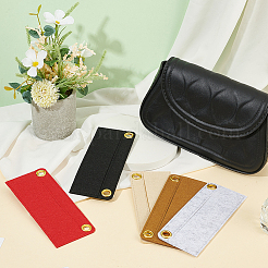 5 Stück 5 Farben Filz-Taschen-Organizer-Einsatz&nbsp;AJEW-WR0002-47
