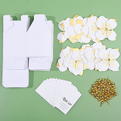 Quadratische Verpackungsschachteln für Süßigkeiten aus Papier&nbsp;CON-WH0089-59