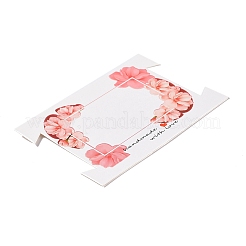 Carte rettangolari con fascette per capelli in carta&nbsp;CDIS-C004-07D