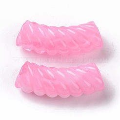 Zweifarbige undurchsichtige Acrylperlen&nbsp;X-OACR-A016-06