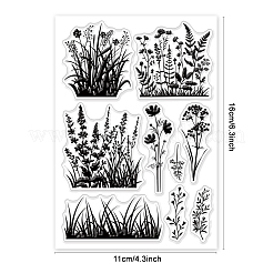 Sellos transparentes de plástico pvc con tema de verano personalizados&nbsp;DIY-WH0631-0219