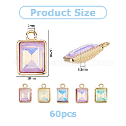 60 pendentif en alliage de zinc et strass&nbsp;FIND-HS0002-68