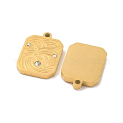 Pendentifs en acier inoxydable 304 avec placage ionique (IP)&nbsp;STAS-S135-11G