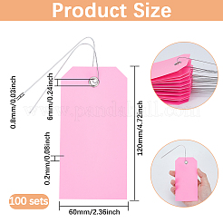 Grands pendentifs rectangulaires en plastique&nbsp;FIND-SP0003-02H
