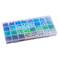 960 Stück 32 transparente und undurchsichtige Kunststoffperlen&nbsp;KY-YW0001-43