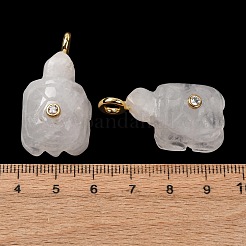 Natürliche Quarzkristall-Anhänger&nbsp;G-H357-03G-14