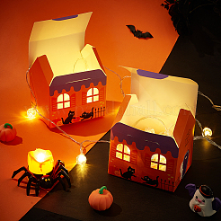 Papierboxen mit Halloween-Motiv&nbsp;CON-WH0088-96