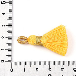Quastenanhänger aus Polycotton (Polyester-Baumwolle)&nbsp;FIND-N006-01F