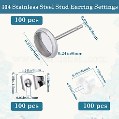 100 Stück flache&nbsp;STAS-SP0001-61A-P