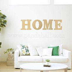 Découpes vierges en bois non finies lettre&nbsp;DIY-ZX040-01O