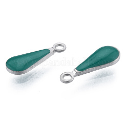 304 Edelstahl-Emaille-Anhänger&nbsp;STAS-N092-178C