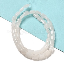 Natürliche weiße Jade perlen Stränge&nbsp;G-G085-A28-01