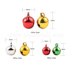 Weihnachtsthema PVD Vakuumbeschichtung Messing Glockenanhänger&nbsp;KKB-LS0001-01