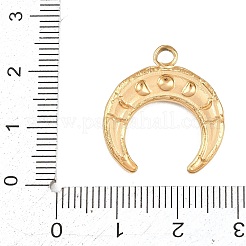 Pendentifs en acier inoxydable 304 avec émail bleu&nbsp;STAS-E524-08G