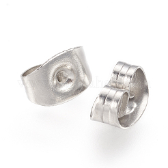 Anlaufgeschützte Ohrstecker aus chirurgischem Edelstahl 316&nbsp;STAS-Q037-1-A