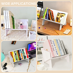 Desktop-MDF-Bücherregal&nbsp;ODIS-WH0108-059