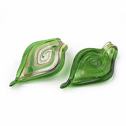 Handgefertigte Goldsand Murano große Anhänger&nbsp;LAMP-S189-19-B