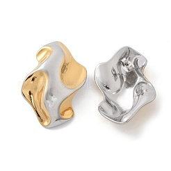 Orecchini a bottone pieghevoli in acciaio inossidabile 304&nbsp;EJEW-Z084-03GP-03