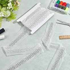 Ruban de dentelle en polyester de 4 mètre&nbsp;SRIB-GF0001-73A-02