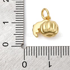 Colgante micropavé cubic zirconia de latón&nbsp;KK-P308-47G