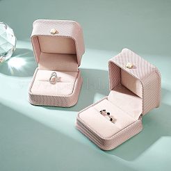 Scatole regalo anello in pelle pu&nbsp;LBOX-NB0001-02B