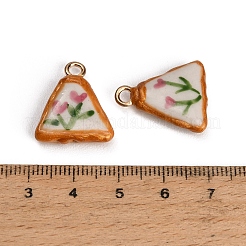Porcelaine artisanale avec pendentifs en laiton&nbsp;PR-CBAB520-08B