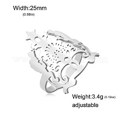 Anneaux ouverts pour manchettes en acier inoxydable 304&nbsp;WG7AA3E-01