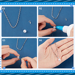12 Stück 925 Sterlingsilber-Anhänger mit Perlenöse&nbsp;STER-ME0001-46