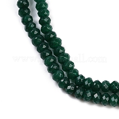 Chapelets de perles de jade blanche naturelle&nbsp;G-Z069-01J