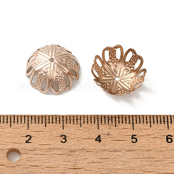 Capuchons de perles en acier inoxydable 304&nbsp;STAS-P363-02B-RG