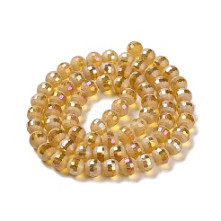 Chapelets de perles en verre électroplaqué&nbsp;EGLA-Z001-03A-AB07