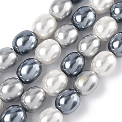 Perles de perles de coquille galvanoplastie&nbsp;BSHE-Z010-01A