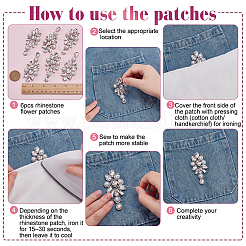 6 fiore di strass&nbsp;FIND-FG0005-29