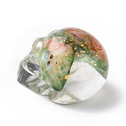 Perle di teschio di fluorite naturale&nbsp;G-P490-02A