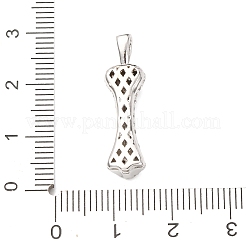 Pendentifs en laiton zircon cubique transparent&nbsp;KK-C249-05P