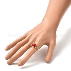 Heilkraft natürliche Mashan Jade Ringe Set für Männer Frauen&nbsp;X1-RJEW-TA00007-08