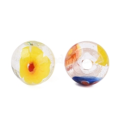 Handgemachte Millefiori Glas runde Perlen&nbsp;LA-N001-01D-13MM