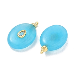 Gefärbt natürliche weiße Jade Anhänger&nbsp;KK-D289-16G