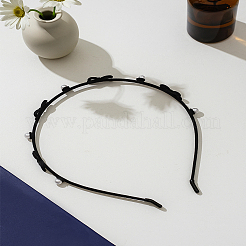 1 x Haarband aus Samt und Legierung.&nbsp;OHAR-LP0003-008B