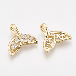 Pendentifs en laiton avec zircone cubique&nbsp;KK-T035-35