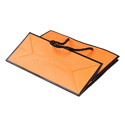 Rechteckige Papiertüten mit Seilhenkeln&nbsp;CARB-L011-02B-02