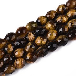 Natürlichen Tigerauge Perlen Stränge&nbsp;G-T142-78
